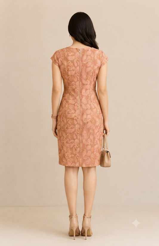 Terracotta Paisley Sheath