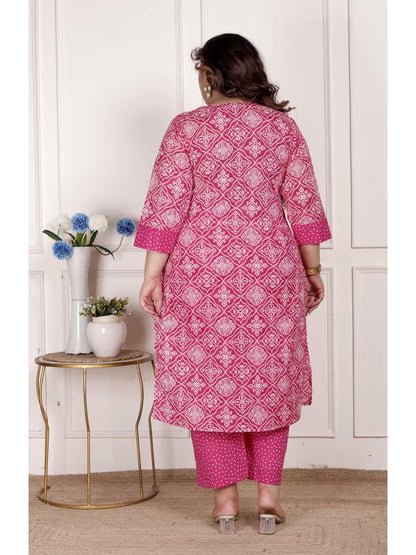 Pink Color Women Kurta with Pant and Dupatta-22248657